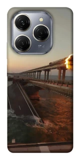 Чохол на TECNO Spark 20 Pro Кримський міст втомився фото 1 з 1