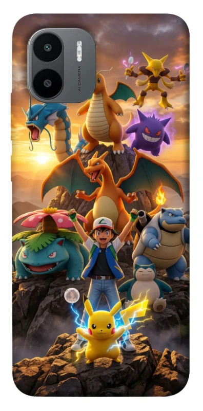 Чехол на Xiaomi Redmi A1 / A2 Pokemon фото 1 из 1
