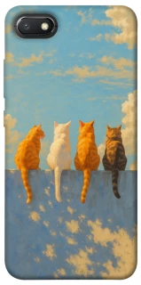 Чехол на Xiaomi Redmi 6A cats on wall фото 1 из 1
