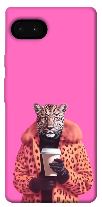 Чехол на Google Pixel 7a Леопард с кофе фото 1 из 1