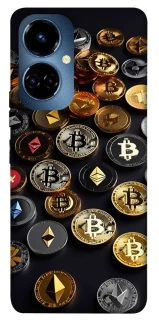 Чохол на TECNO Camon 19 Many coins фото 1 з 1