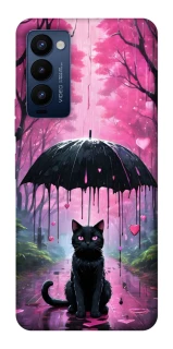 Чохол на TECNO Camon 18 Pro Black cat фото 1 з 1