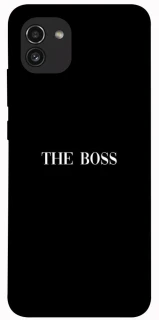 Чохол на Samsung Galaxy A03 The boss фото 1 з 1