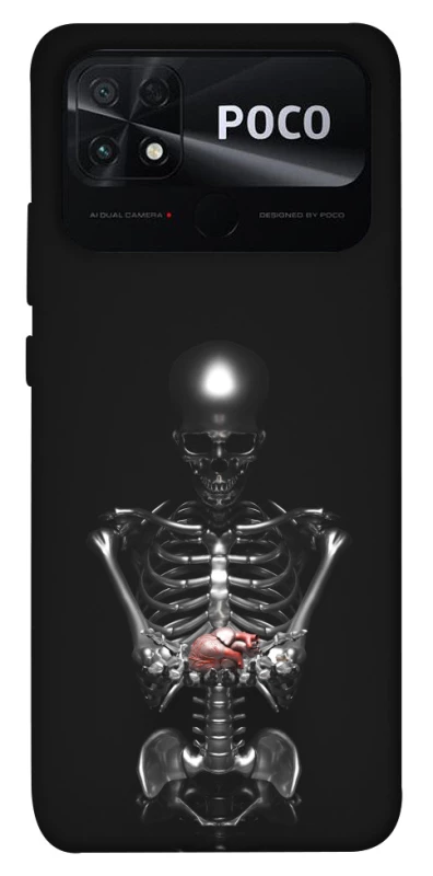 Чохол на Xiaomi Poco C40 Скелетон фото 1 з 1