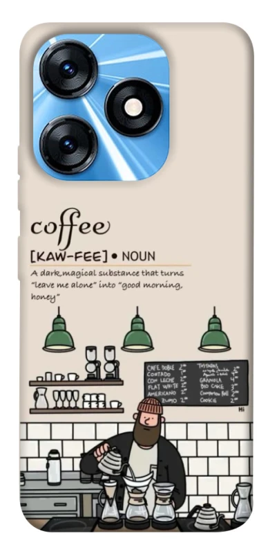 Чехол на TECNO Spark 10 Kaw-fee фото 1 из 1