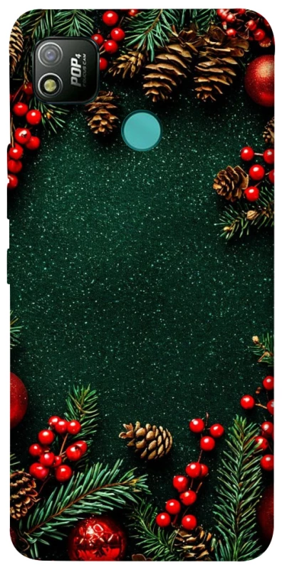 Чохол на TECNO POP 4 Новорічний v30 фото 1 з 1