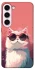 Чехол на Samsung Galaxy S23+ Сat with glasses фото 1 из 1