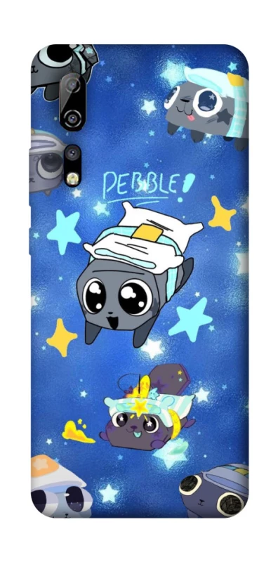 Чохол на ZTE Axon 10 Pro Pebble kitten stars фото 1 з 1