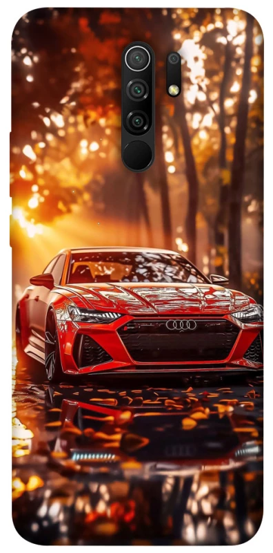 Чехол на Xiaomi Redmi 9 Audi at sunset фото 1 из 1