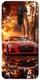 Чехол на Xiaomi Redmi 9 Audi at sunset фото 1 из 1