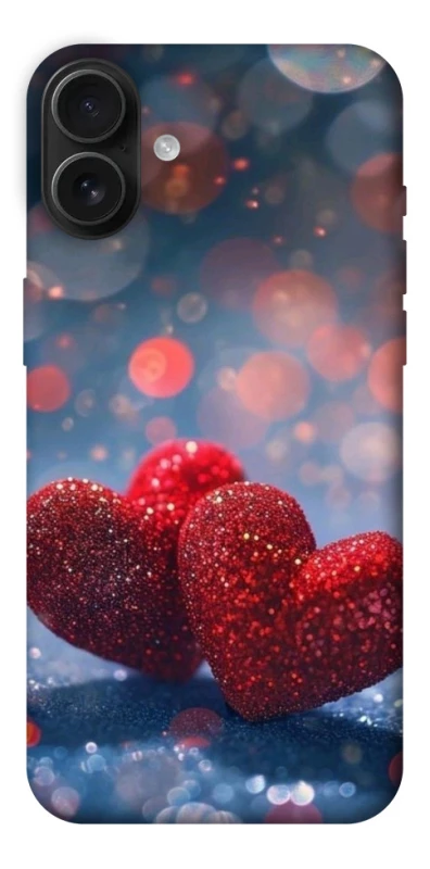 Чохол на Apple iPhone 16 Plus Red hearts фото 1 з 1