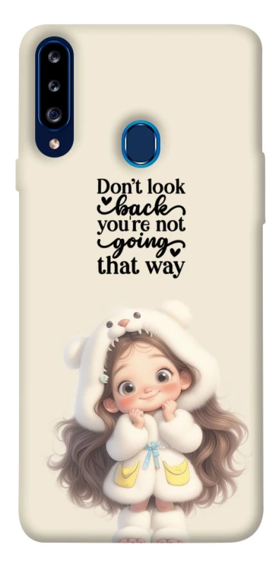 Чохол на Samsung Galaxy A20s Don't look back фото 1 з 1