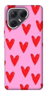 Чохол на TECNO Pova 7 Red hearts 2 фото 1 з 1