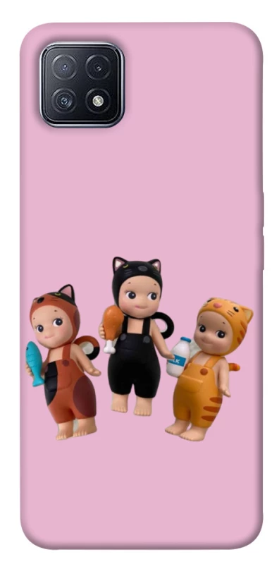 Чехол на Oppo A73 Cat Cafe Trio фото 1 из 1