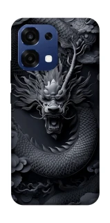 Чехол на Oppo A6 Pro 4G/5G black dragon фото 1 из 2