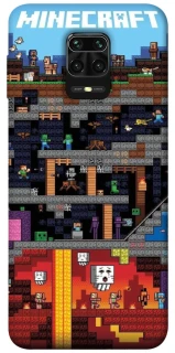 Чохол на Xiaomi Redmi Note 9s / Note 9 Pro / Note 9 Pro Max Minecraft фото 1 з 1