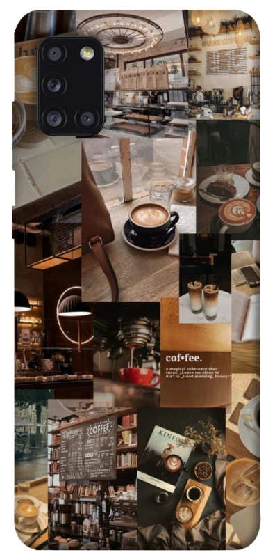 Чохол на Samsung Galaxy A31 Coffee collage ver.2 фото 1 з 1