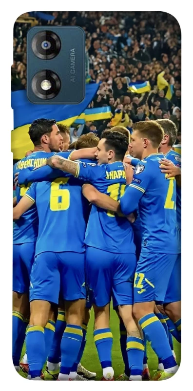 Чехол на Motorola Moto E13 Сборная Украины v3 фото 1 из 1