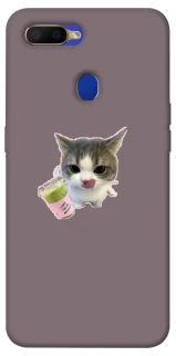 Чехол на Oppo A5s cat matcha фото 1 из 1