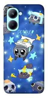 Чехол на Realme C33 Pebble kitten stars фото 1 из 1