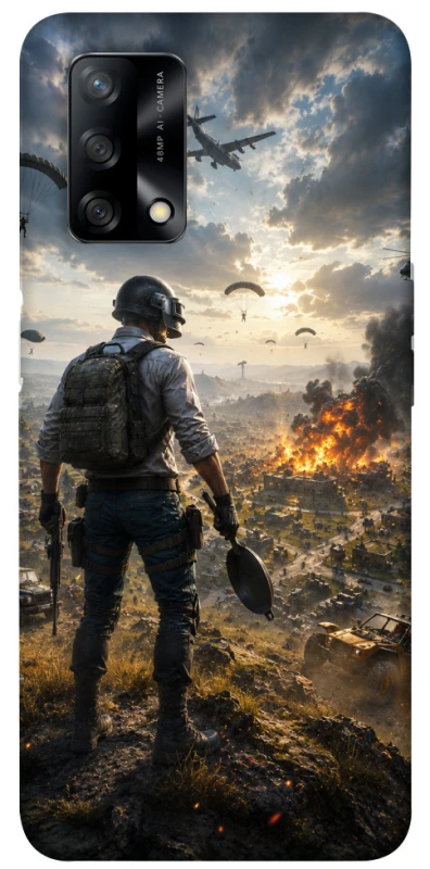 Чехол на Oppo A74 4G PUBG ver.2 фото 1 из 1
