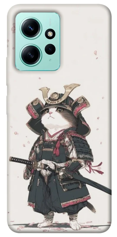 Чохол на Xiaomi Redmi Note 12 4G Samurai Cat Warrior фото 1 з 1