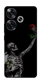 Чехол на Xiaomi Poco F6 Skeleton vs Rose фото 1 из 1