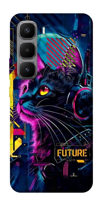 Чехол на Infinix Hot 60 Pro+ Cyber Cat v2 фото 1 из 1