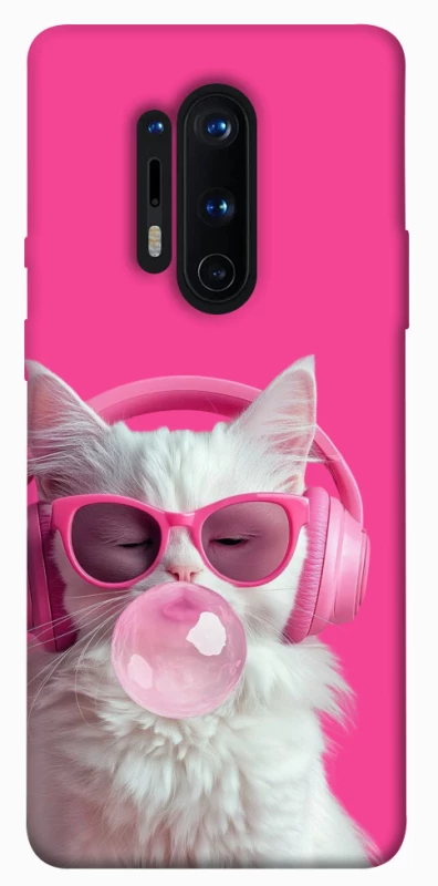 Чехол на OnePlus 8 Pro Pink kitty фото 1 из 1