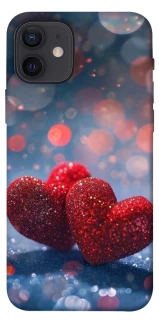 Чехол на Apple iPhone 12 (6.1") Red hearts фото 1 из 1