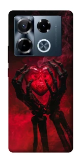 Чехол на Infinix Note 40 Pro 4G Heart in the hands of a skeleton фото 1 из 1