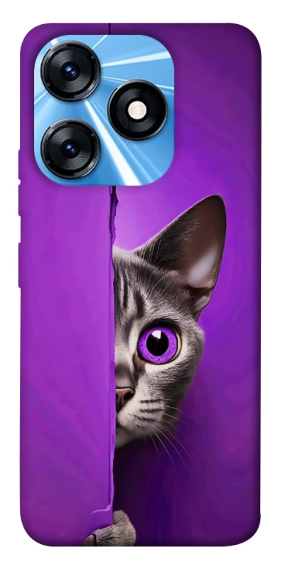 Чохол на TECNO Spark 10 Кіт-підглядач фото 1 з 1