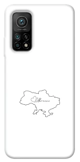 Чохол на Xiaomi Mi 10T Ukraine map фото 1 з 1
