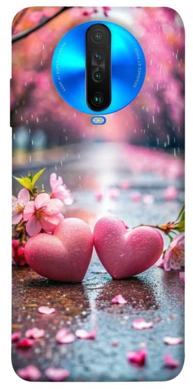 Чехол на Xiaomi Poco X2 Pink heart фото 1 из 1