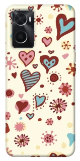 Чохол на Oppo A76 4G Pretty hearts фото 1 з 1