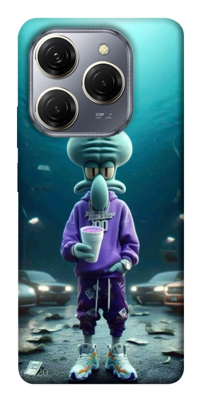 Чохол на TECNO Spark 20 Pro Сквідвард фото 1 з 1