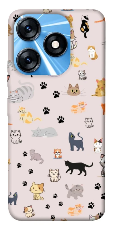 Чехол на TECNO Spark 10 Cat style ver.1 фото 1 из 1