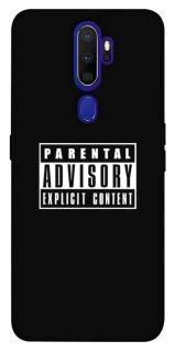 Чохол на Oppo A5 (2020) / Oppo A9 (2020) Parental Advisory Label фото 1 з 1