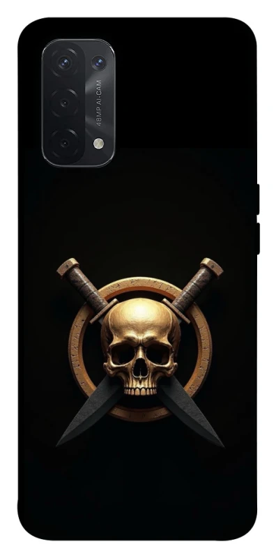 Чохол на Oppo A54 5G / A74 5G Golden Skull фото 1 з 1