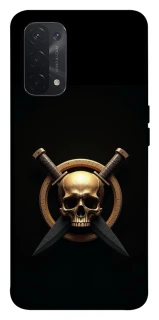 Чохол на Oppo A54 5G / A74 5G Golden Skull фото 1 з 1