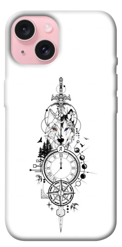 Чохол на Apple iPhone 15 (6.1") Tattoo ver.8 фото 1 з 1