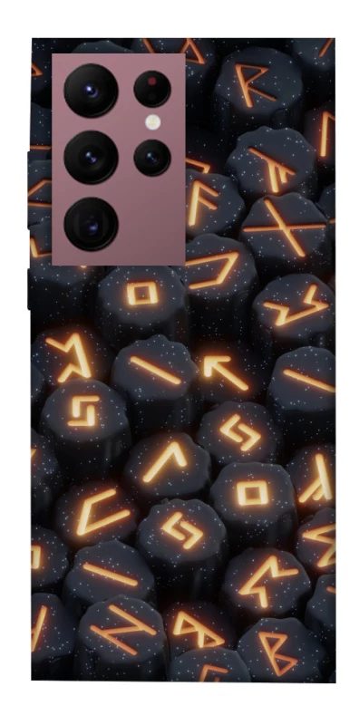 Чехол на Samsung Galaxy S22 Ultra Огненые руны фото 1 из 1
