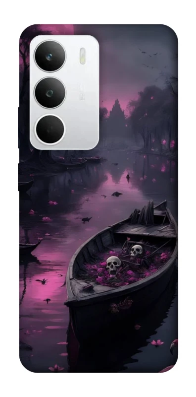 Чохол на Realme C71 Boat and flamingo фото 1 з 1