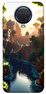 Чехол на Nokia G20 / G10 / 6.3 Minecraft sunset фото 1 из 1