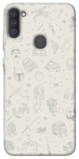 Чехол на Samsung Galaxy A11 Star Wars background ver.1 фото 1 из 1