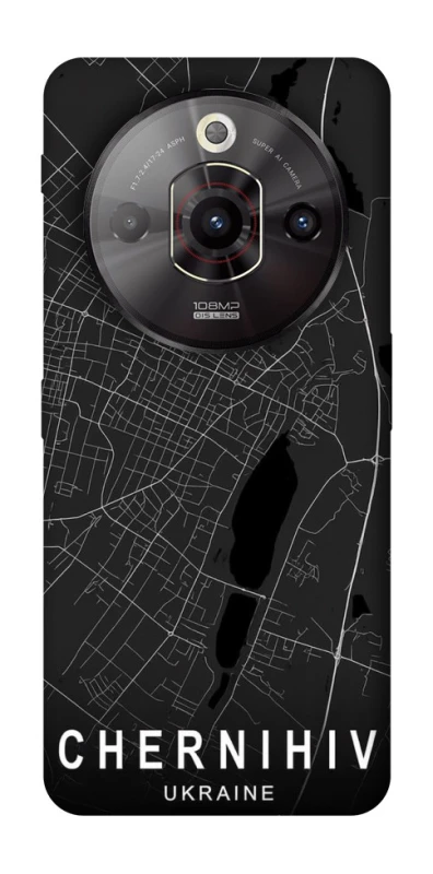 Чехол на ZTE Nubia Focus Pro Chernihiv map фото 1 из 1