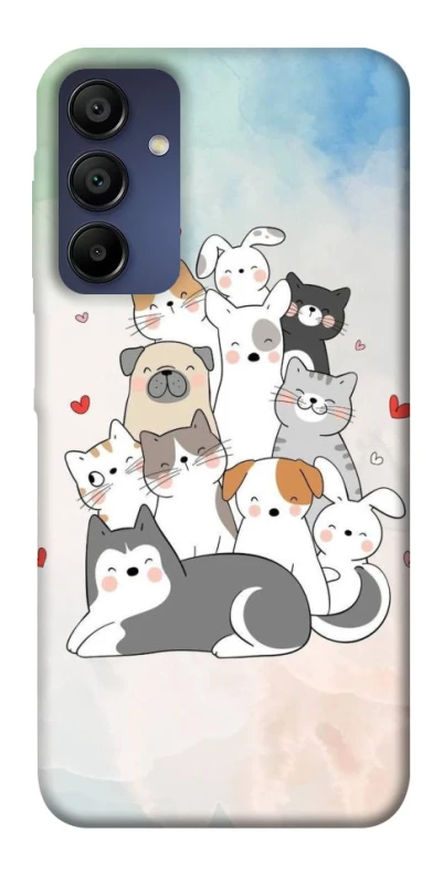Чохол на Samsung Galaxy A15 4G/5G Funny Pets ver.2 фото 1 з 1