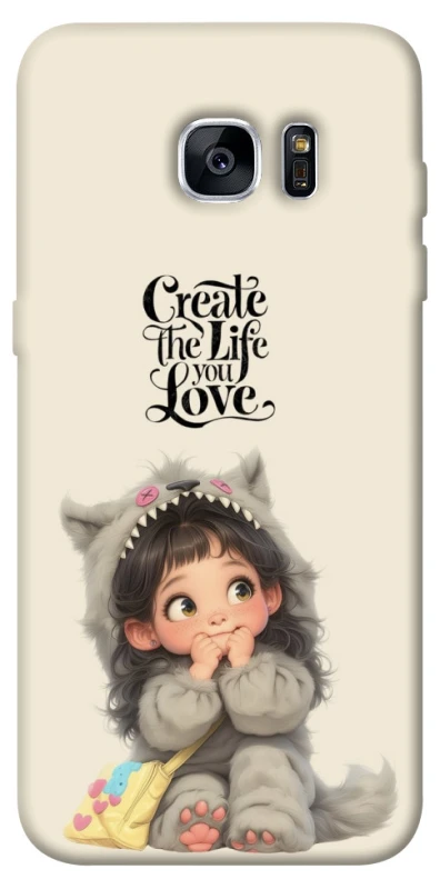 Чехол на Samsung G935F Galaxy S7 Edge Create the life you love фото 1 из 1