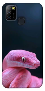 Чохол на Infinix Hot 10 Lite Рожева змія фото 1 з 1