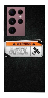 Чехол на Samsung Galaxy S22 Ultra Warning фото 1 из 1